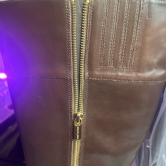 🔥Michael Kors Women's Brown Riding Boots Wide Calf🔥 - Picture 5 of 10